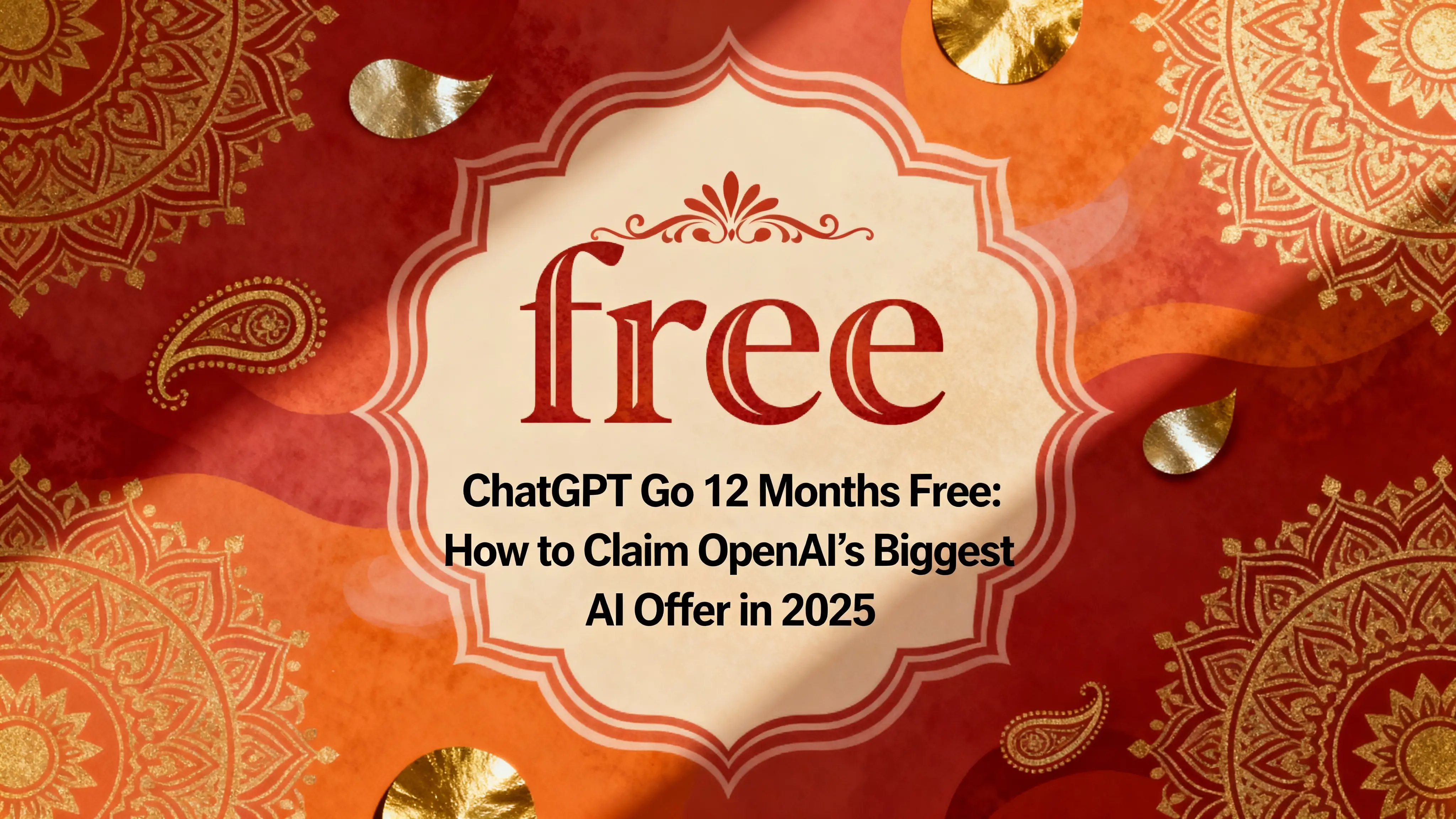 ChatGPT Go 12 Months Free: How to Claim OpenAI’s Biggest AI Offer in 2025
