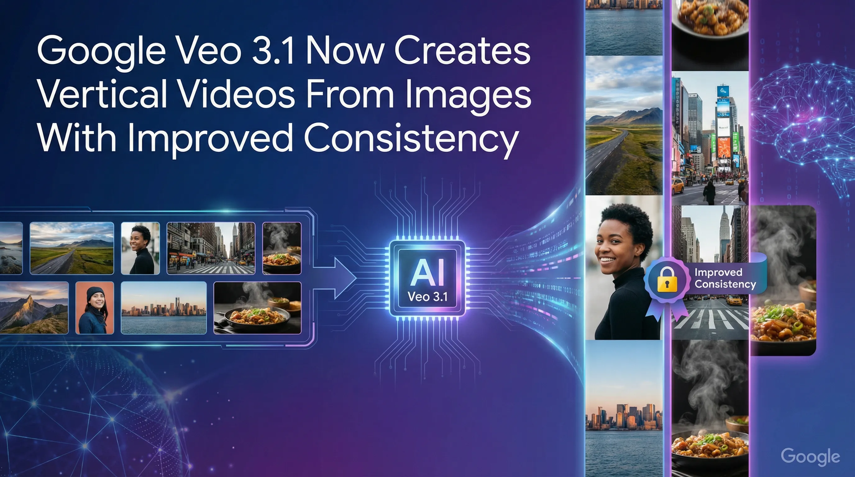 Google Veo 3.1 Now Creates Vertical Videos From Images With Improved Consistency