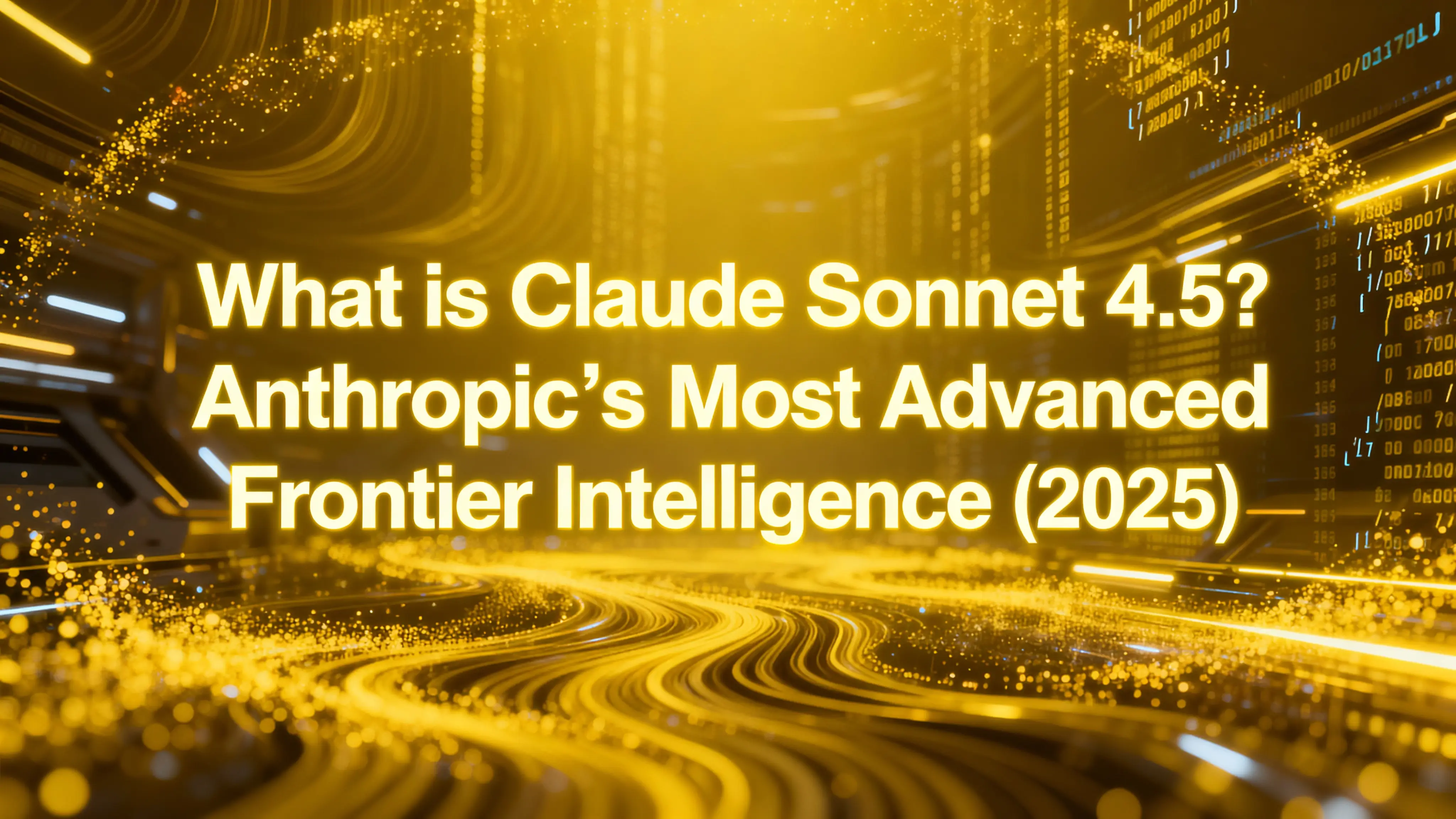 What is Claude Sonnet 4.5? Anthropic’s Most Advanced Frontier Intelligence (2025)