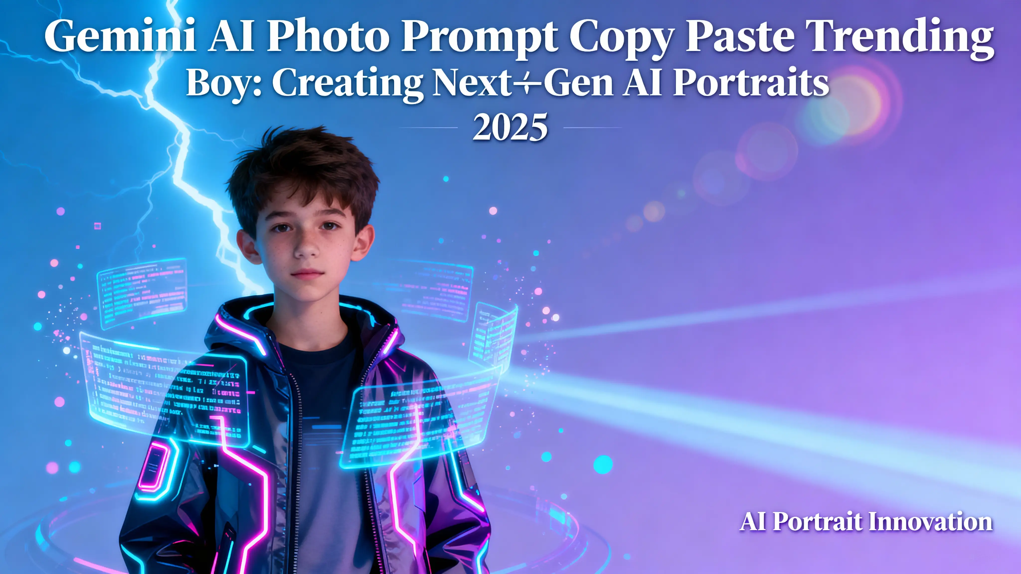 Gemini AI Photo Prompt Copy Paste Trending Boy: Creating Next‑Gen AI Portraits