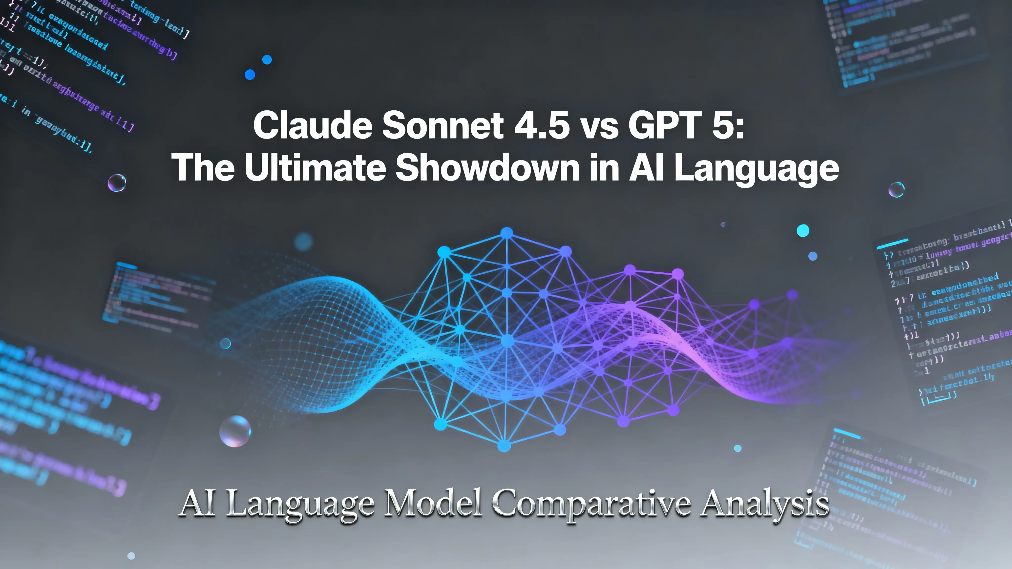 Claude Sonnet 4.5 vs GPT 5: The Ultimate Showdown in AI Language