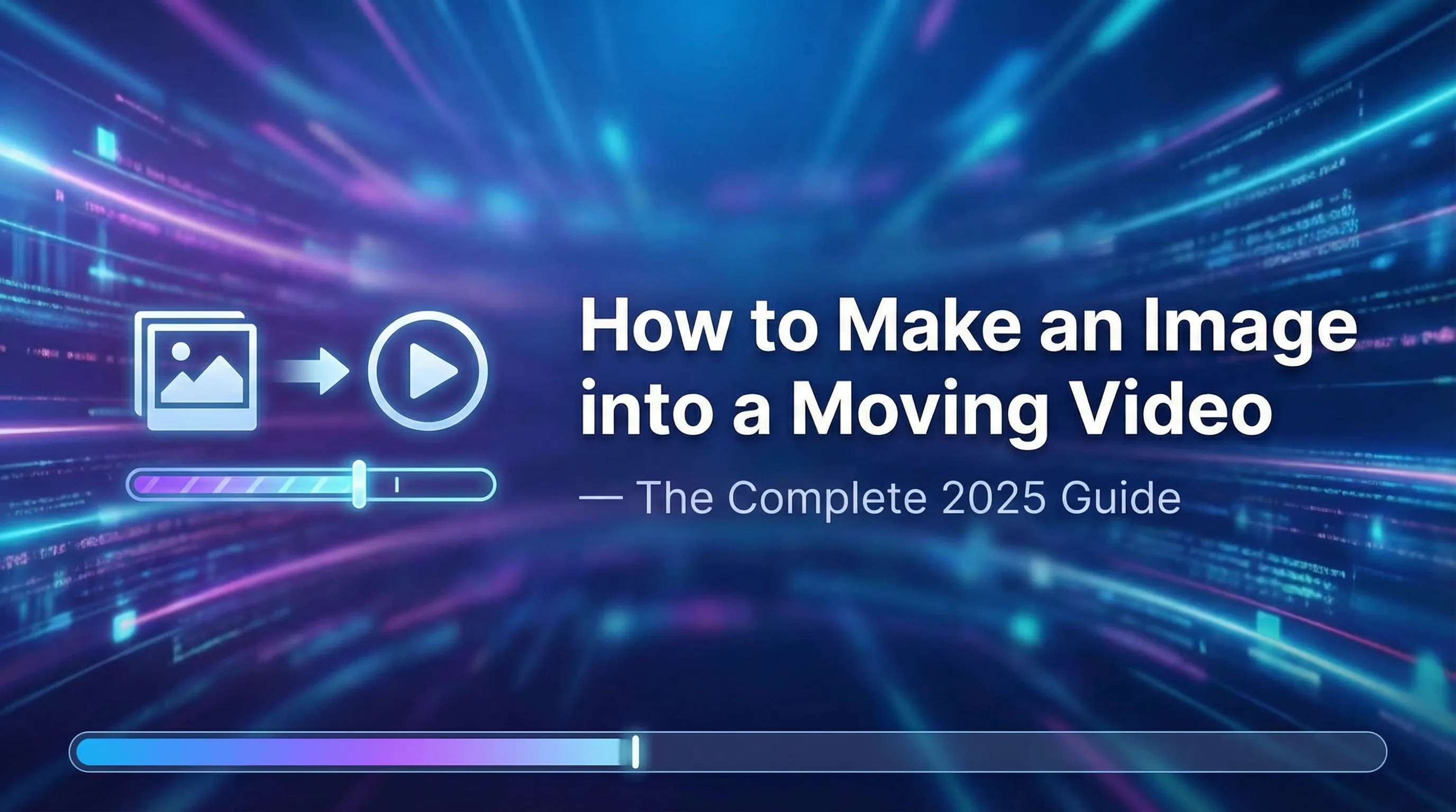 How to Make an Image into a Moving Video — The Complete 2025 Guide