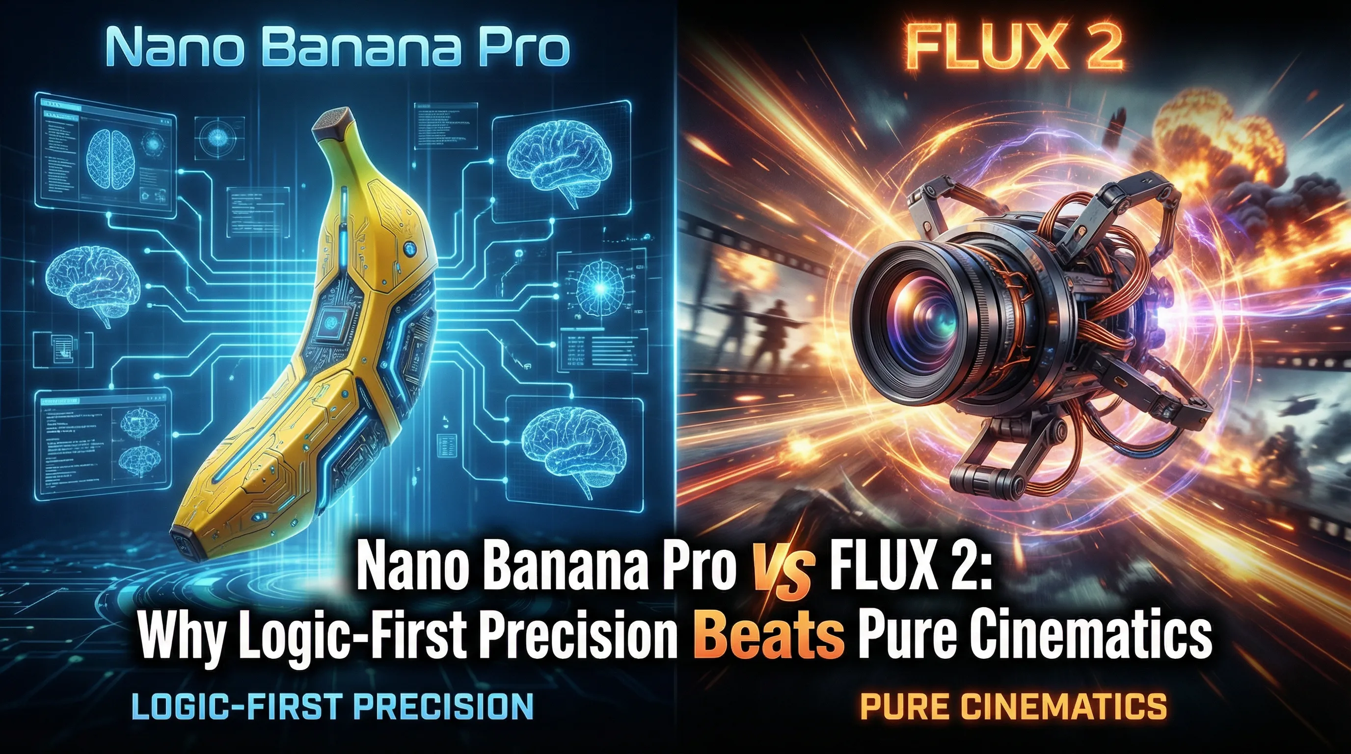 Nano Banana Pro vs FLUX 2: Why Logic-First Precision Beats Pure Cinematics